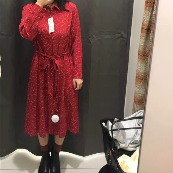 Uniqlo Polka Dot Dress - Picture 4 of 6
